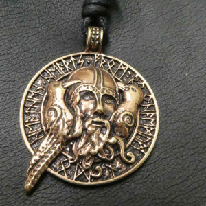 Pandantiv bronz Odin 4.5cm