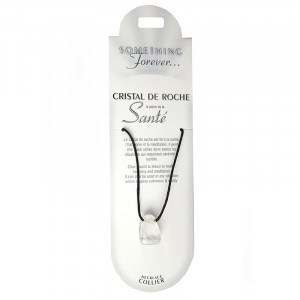 Pandantiv piatra semipretioasa, Cristal de Stanca (Quartz Transparent), talisman pentru Vindecare