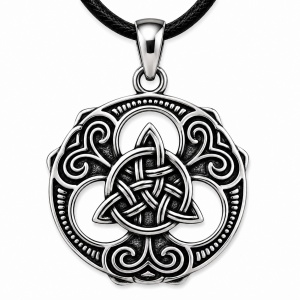 Pandantiv Triquetra Celtica din inox, Etnox – simbol al eternitatii si armoniei, 2.2 cm