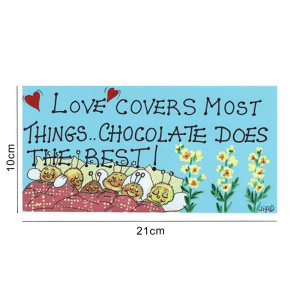 Placuta decorativa Love Covers Most Things - Img 2
