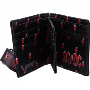 Portofel barbati cu lant AC/DC - Black Ice 11 cm - Img 5