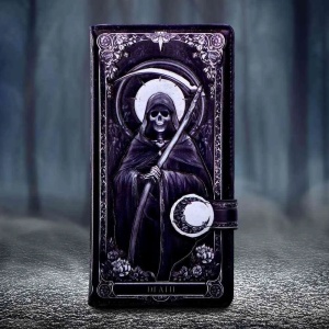Portofel lung embosat Skeleton Tarot (18.5 cm) - Img 2