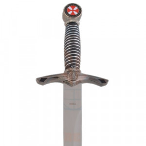Pumnal decorativ Cavaler Cruciat 40 cm - Img 2