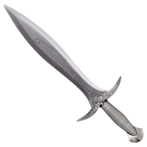 Pumnal decorativ cu suport de perete Stapanul Inelelor Frodo 40 cm - Img 2