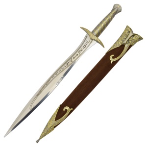 Pumnal decorativ Stapanul Inelelor - Frodo, 58 cm