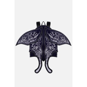 Rucsac gotic dark celestial Umbra Noctis Moth cu aripi 3D mobile - Restyle - Img 5