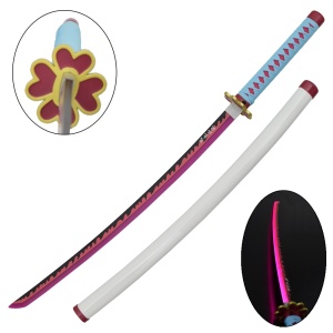 Sabie decorativa cu led katana Demon Slayer - Mitsuri Kanroji 98 cm