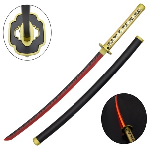 Sabie decorativa cu led katana Demon Slayer - Tsugikuni Yoriichi 98 cm
