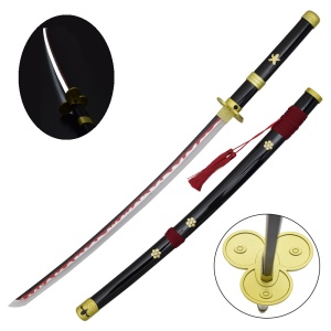Sabie decorativa cu led katana One Piece - Roronoa Zoro 98 cm