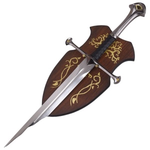 Sabie decorativa cu suport Stapanul Inelelor - Isildur 76.5 cm - Img 3
