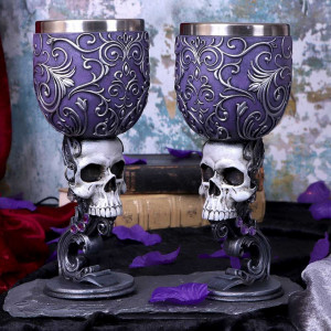 Set pocale craniu Deaths Desire 19 cm - Img 8