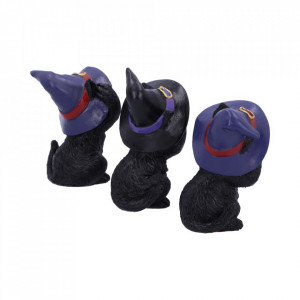 Set Trei pisicute vrajitoare intelepte 9.2cm - Img 4
