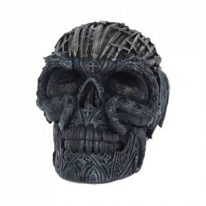 Statueta Craniu cu sabii 18.5cm - Img 2