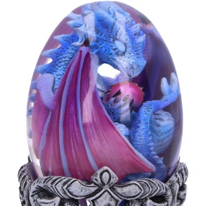 Statueta dragon Elemental Dragonling - Apa 11 cm - Img 5