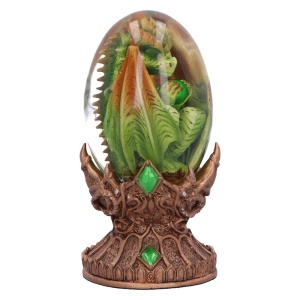 Statueta dragon Elemental Dragonling - Pamant 12 cm - Img 2