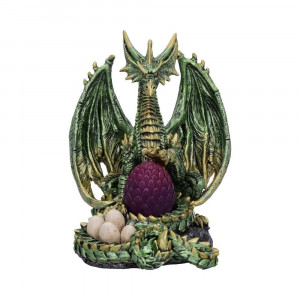 Statueta dragon in cuib Purtatorul de Lumina 19.5 cm
