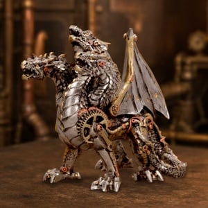 Statueta dragon steampunk Cogwork Trinity 15.4cm - Img 7
