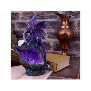 Statueta dragon violet Custodele de ametist 22 cm - Img 5