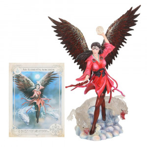 Statueta Elemental Magic - Vrajitoarea Aerului, Anne Stokes 27.5 cm - Img 6