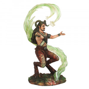 Statueta Elemental Magic - Vrajitorul Pamantului, Anne Stokes 22 cm - Img 4