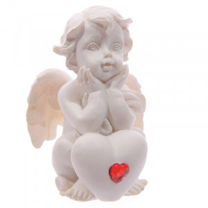 Statueta Ingeras cu Inimioara 5.5 cm - Img 5