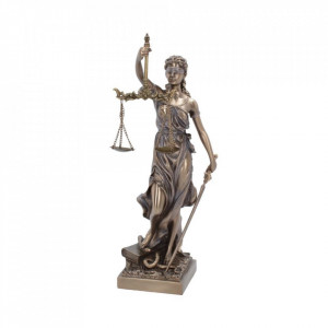 Statueta Justitia placata cu bronz, 33 cm – Nemesis Now
