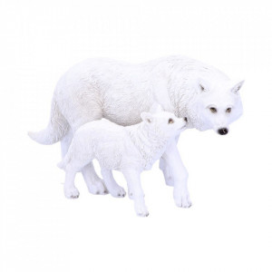 Statueta lupi Descendentii iernii 27 cm