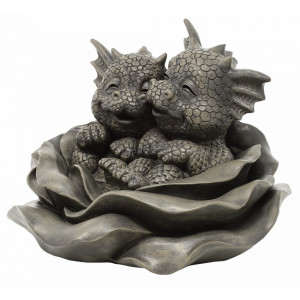 statueta dragonasi prietenii din trandafir