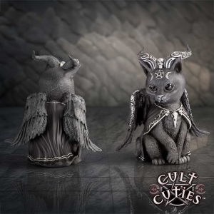 Statueta pisicuta demonica Halpurr, Cult Cuties – decor gotic fantasy 11.7 cm - Img 8