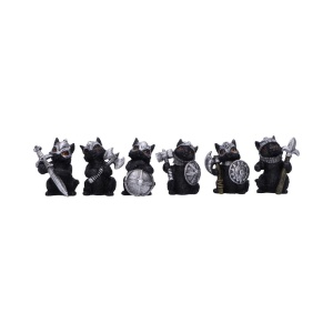 Statueta Pisicuta Neagra Cat Crusaders 5.5 cm - Img 2