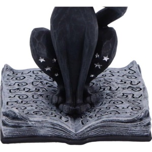Statueta pisicuta neagra Conjure - decor gotic cu pisici si vraji, 15.2 cm - Img 6