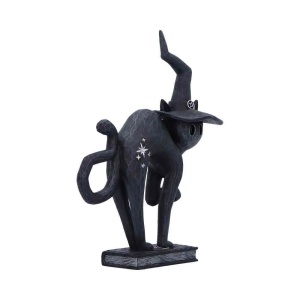 Statueta pisicuta neagra Hex - decor gotic cu pisici si vraji, 15.2 cm - Img 5