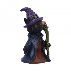 Statueta pisicuta Whiskered Wizard 14 cm - Img 4