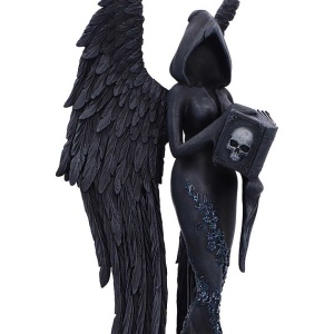 Statueta zana gotica Femme Fatale - Scholar, decor gotic cu licenta Nemesis Now 21.9 cm - Img 4