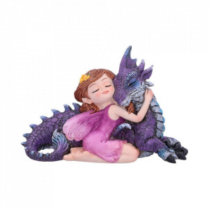 Statueta zana si dragon Prietenul dragonel 15cm