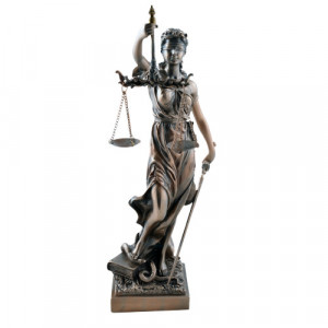 Statueta zeita dreptatii Justitia 33cm
