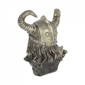 Statueta zeul nordic Odin - bust 21.5 cm - Img 3