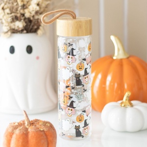 Sticla pentru apa Groovy Ghost, capacitate 600ml - Img 4