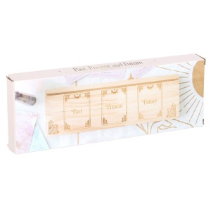 Suport din lemn pentru etalarea a 3 carti de tarot Trecut, Prezent, Viitor - Img 5