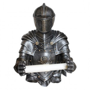 Suport hartie igienica medieval Cavalerul saritor 33 cm