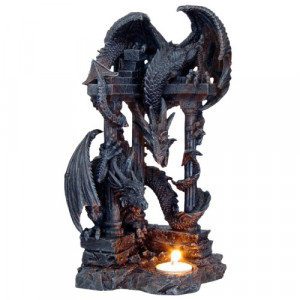 Suport lumanare Cetatea Dragonilor 30cm