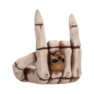 Suport lumanare Horns Up 7.2cm - Nemesis Now
