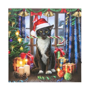 Tablou canvas cu led Krampuss 30x30 cm - Img 4
