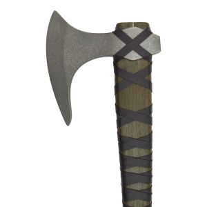 Topor decorativ cu suport Vikings - Ragnar Lodbrok 62.5 cm - Img 2