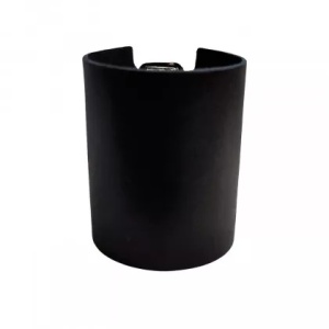 Bratara piele naturala neagra Simply 8.5cm x 26.5cm - Img 1