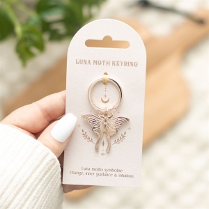 Breloc metalic Light Luna Moth - Img 1