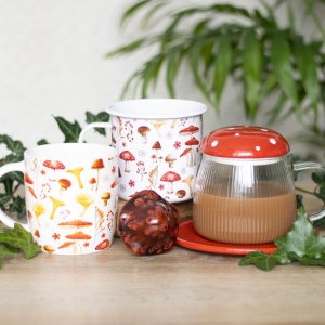 Cana ceramica Enchanted Forest - Peste tot ciuperci 360 ml - Img 6