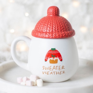 Cana cu capac Sweater Weather 480 ml - Img 5