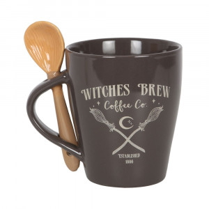 Cana cu lingura Witches Brew Coffee Co 10 cm, capacitate 500 ml
