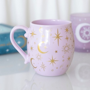 Cana din ceramica Purple Skies, capacitate, 500ml - Img 4